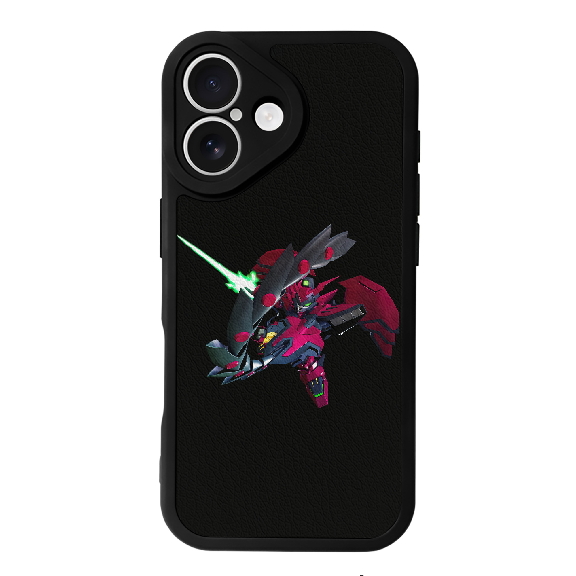 （画像用） 機動戦士ガンダム Mobile Suit Gundam 【iPhone 16シリーズ対応】シリコンスマホケース（レザー調） 材質：シリコン